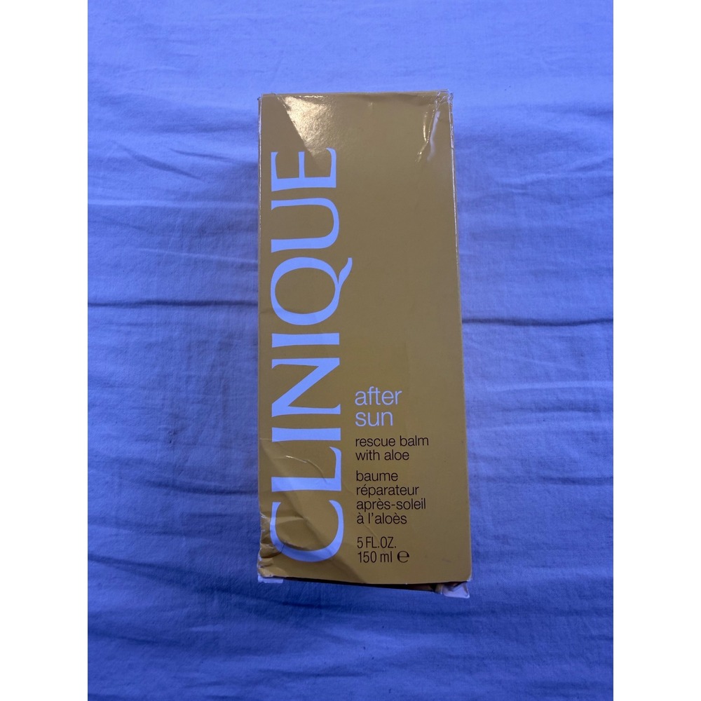Clinique After Sun Rescue Balm Unisex 5oz Yellow NEW Open Box Soothing Aloe Balm